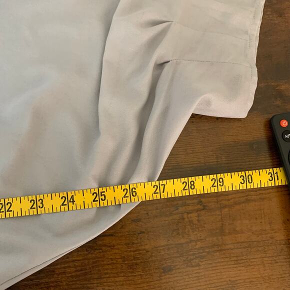 NikiBiki Light Gray Shirt Sleeve Smocked Waist Top Size Medium - Picture 6 of 7